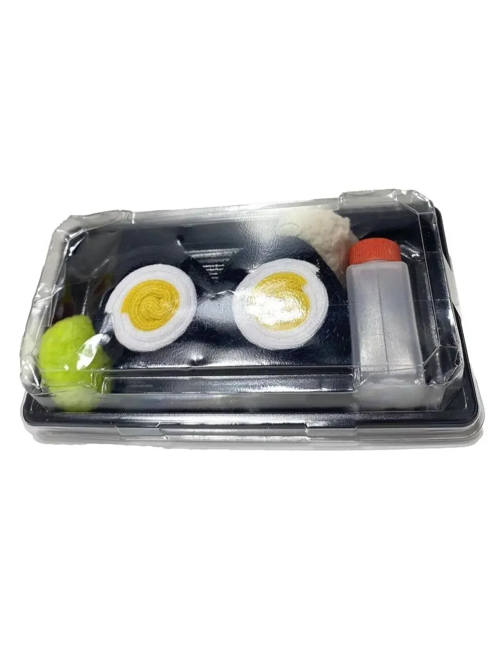 Men’s Novelty Sushi Box Socks 1 Pair Fun Dinner Tray Pattern Cotton Socks New